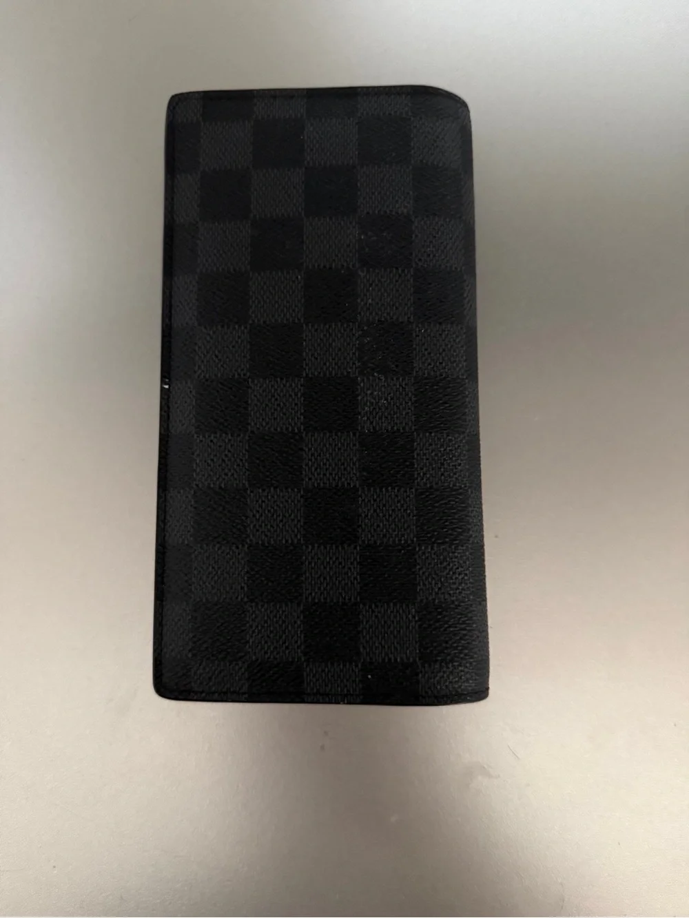 Louis Vuitton Black Damier Graphite Long Wallet